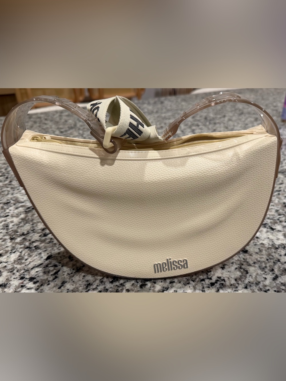 Melissa Crescent Crossbody Jelly Bag - Never Used